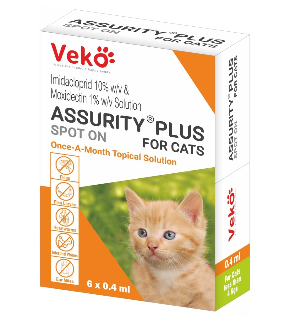 Pipeta Assurity Plus CATS (0.4 ml / < 4Kg)